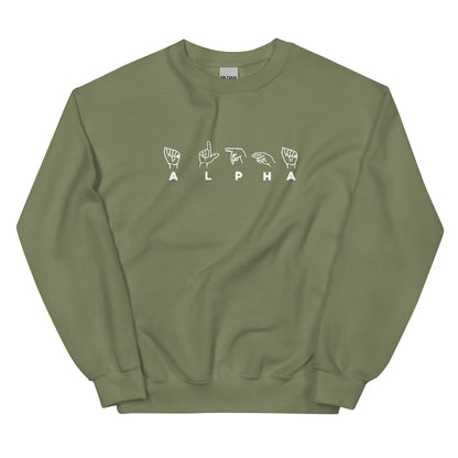 crew neck sweatshirt