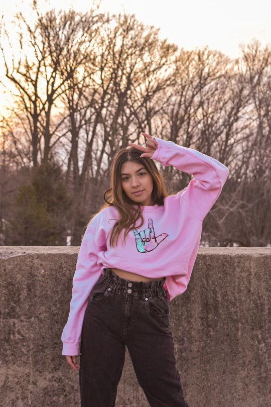 I love you Crewneck Sweatshirt