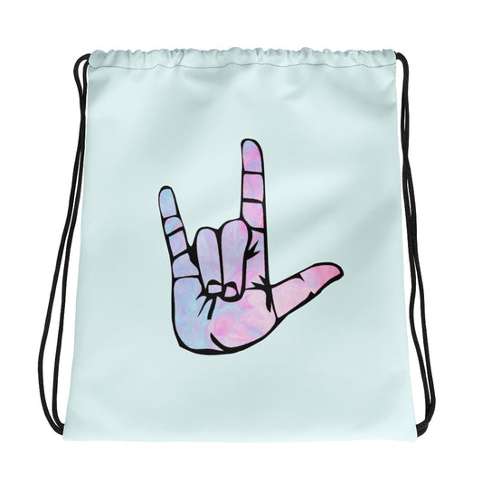 Love Drawstring Bag